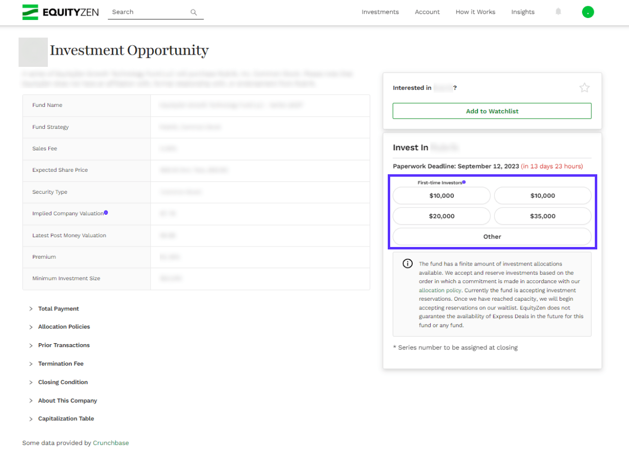 Overview of EquityZen’s Investment Products Part IV EquityZen